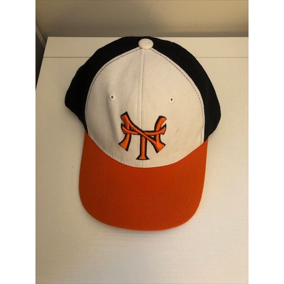 Vintage Nippon Tigers Baseball Hat White Orange Black L-XL One Fit Flex Exc. Con
